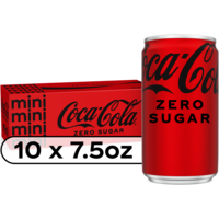 Coca-Cola Zero Sugar Cola Soda Mini - 10 pk | MARTIN'S