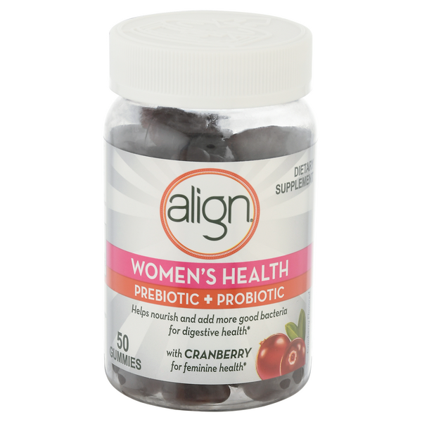 Save on Align Women's Health Prebiotic + Probiotic Cranberry Gummies