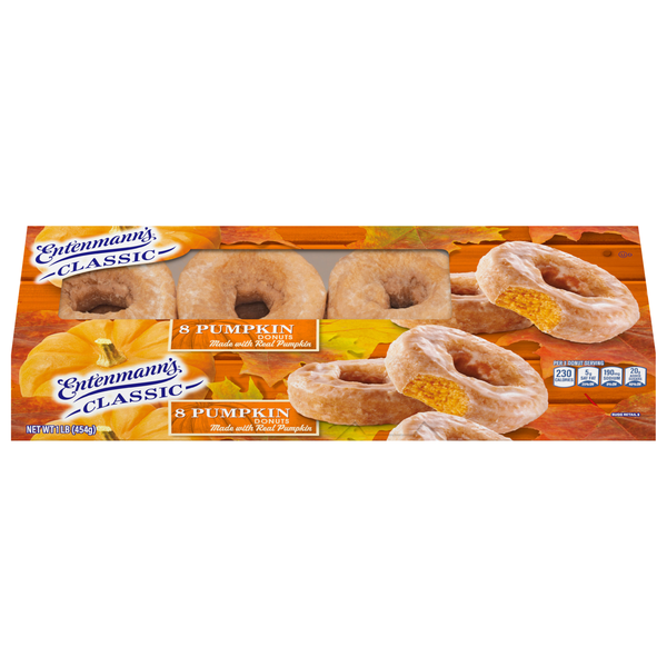 Entenmann's Pumpkin Donuts - 8 ct