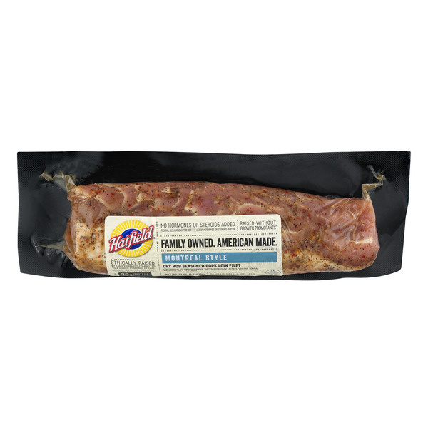 Save on Hatfield Pork Loin Fillet Dry Rub Seasoned Montreal Style Order
