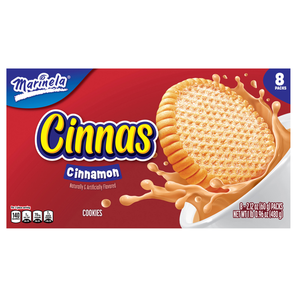 Marinela Cinnas Cinnamon Cookies - 8 ct