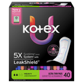 Kotex LeakShield Heavy Ultra Thin Pads No Wings