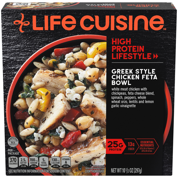 Save on Life Cuisine High Protein Lifestyle Bowl Greek Style Chicken