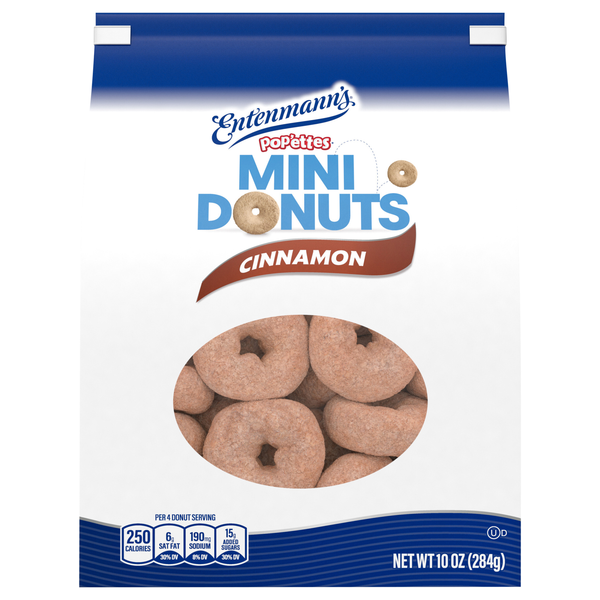 Entenmann's Pop'ettes Mini Cinnamon Donuts