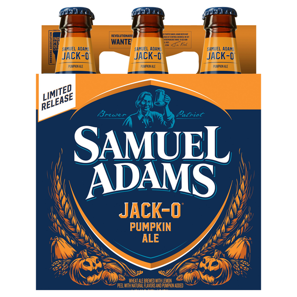 Samuel Adams Jack-O Pumpkin Ale - 6 pk