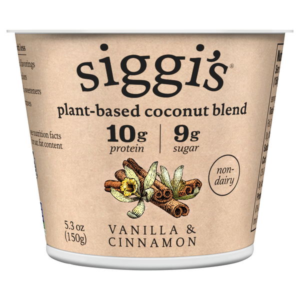Save on Siggi's PlantBased Coconut Blend NonDairy Vanilla & Cinnamon