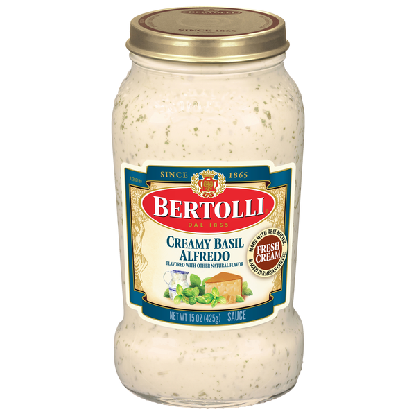 Bertolli Creamy Basil Alfredo Pasta Sauce