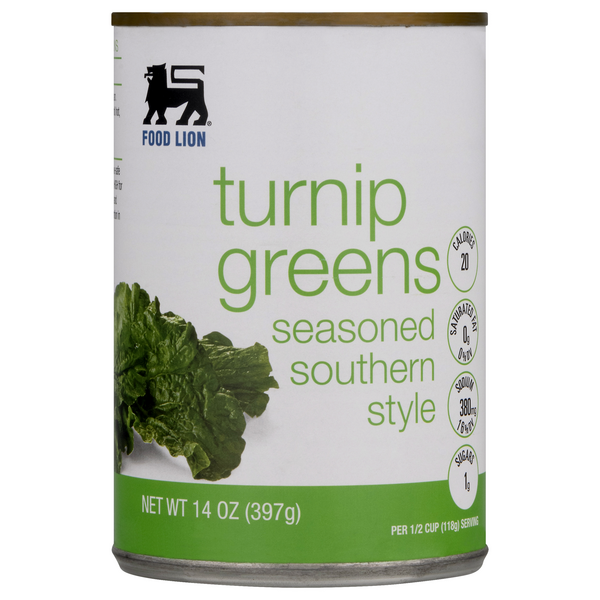 Food Lion Seasoned Southern Style Turnip Greens