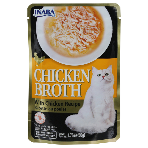 Inaba Chicken Broth Side Dish for Cats
