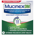 Mucinex DM Expectorant & Cough Suppressant 12 Hr Maximum Strength Tablets