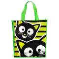 Smart Living Halloween Treat Bag Cats Green