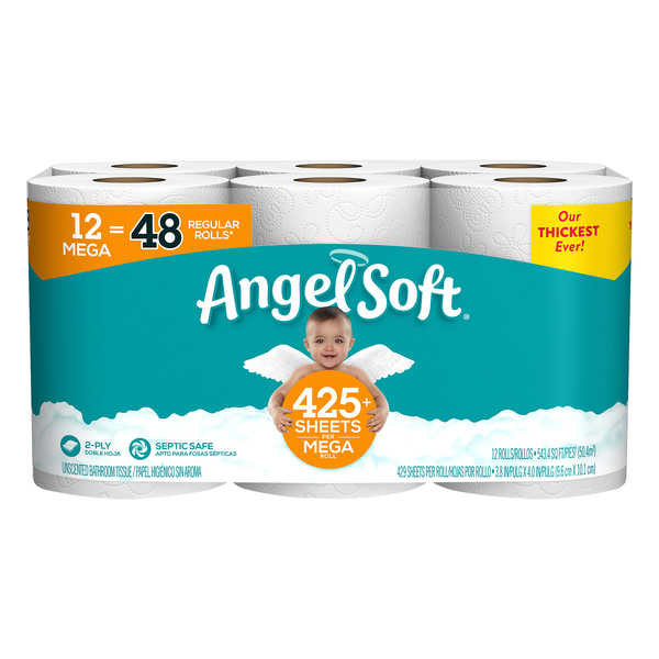 Save On Angel Soft Toilet Paper Mega Roll 2 Ply Unscented Order Online Save On Angel Soft Toilet Paper Mega Roll 2 Ply Unscented Order Online