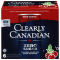 Clearly Canadian Zero Sugar Wild Cherry Sparkling Water - 6 pk