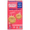 Allergy Smart Top 10 Allergen Free Birthday Cake Cookie Packs 6 ea - 2 pk