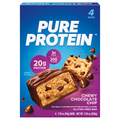 Pure Protein Gluten Free Chewy Chocolate Chip 20g Protein Bars - 4 ct