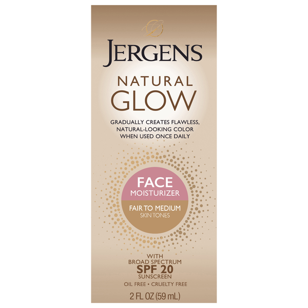 Jergens Natural Glow Face Moisturizer SPF 20 Fair/Medium