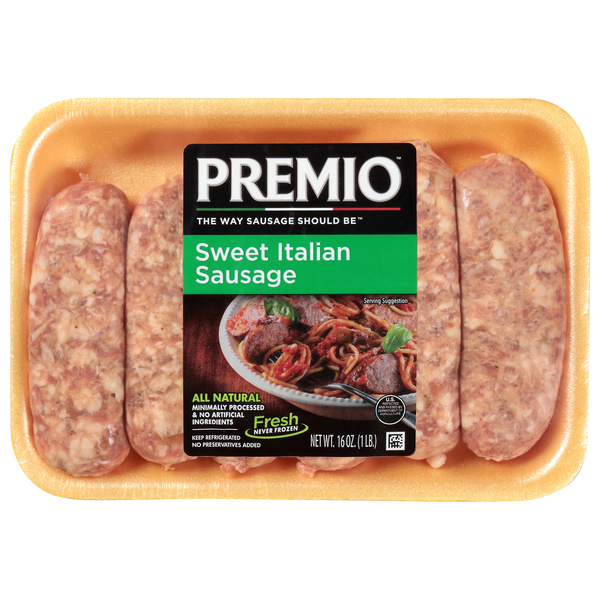 Premio Sweet Italian Sausage - 6 ct