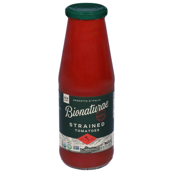 Bionaturae Imported Organic No Salt Added Strained Tomatoes