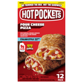 HOT POCKETS Four Cheese Pizza Seasoned Crust Sandwiches - 12 ct Frozen