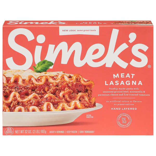Save on Simek's Meat Lasagna Order Online Delivery GIANT