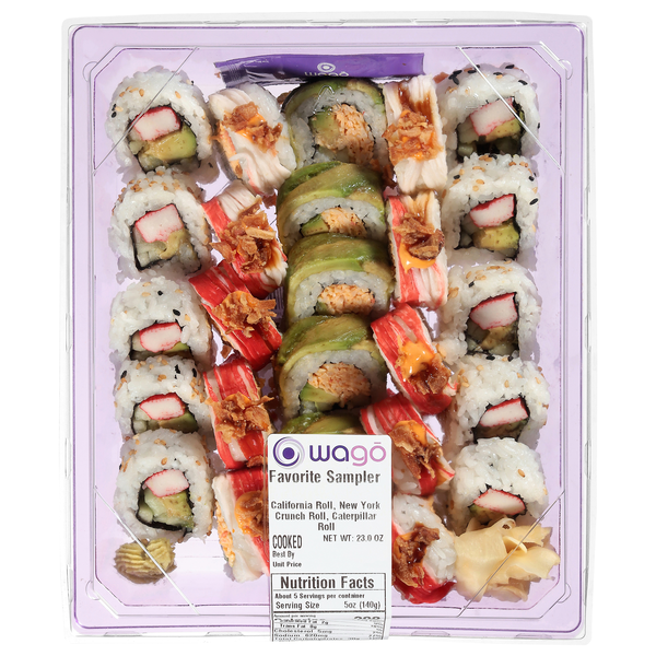 WAGO Favorite Sampler Sushi Roll