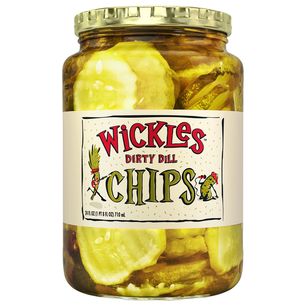 Wickles Dirty Dill Pickle Chips