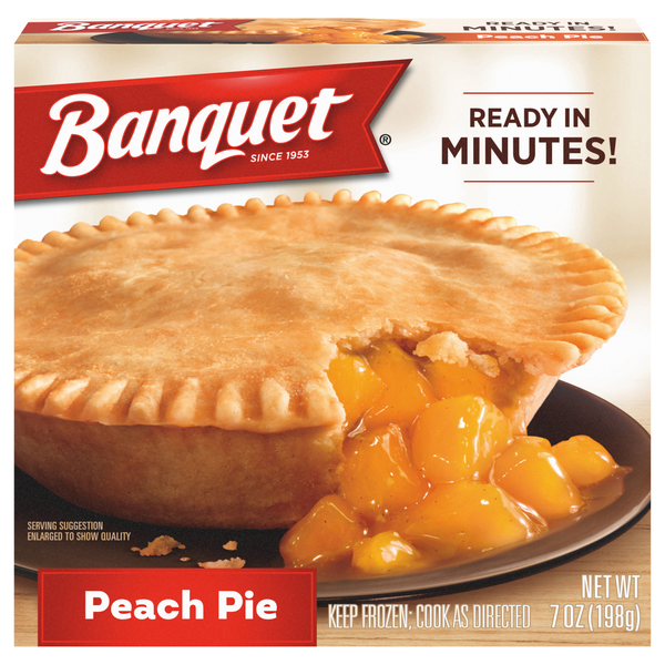 Banquet Peach Pie Frozen