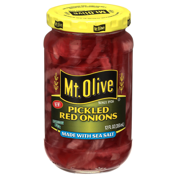 Mt. Olive Pickled Red Onions Sliced with Sea Salt