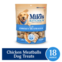 Milo's Kitchen Homestyle Chicken Meatballs Dog Treats