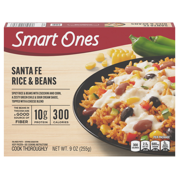 Smart Ones Santa Fe Rice & Beans 10g Protein Frozen Meal