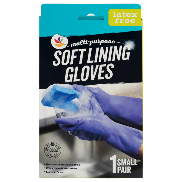 12 Pairs Blue Latex Gloves – Size Small (S/7) – Reusable, Honeycomb Grip, Powder Free – Heavy Duty Cleaning
