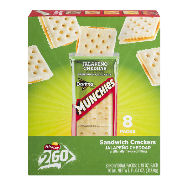 Save on Munchies Sandwich Crackers Jalapeno Cheddar 8 ct Order Online