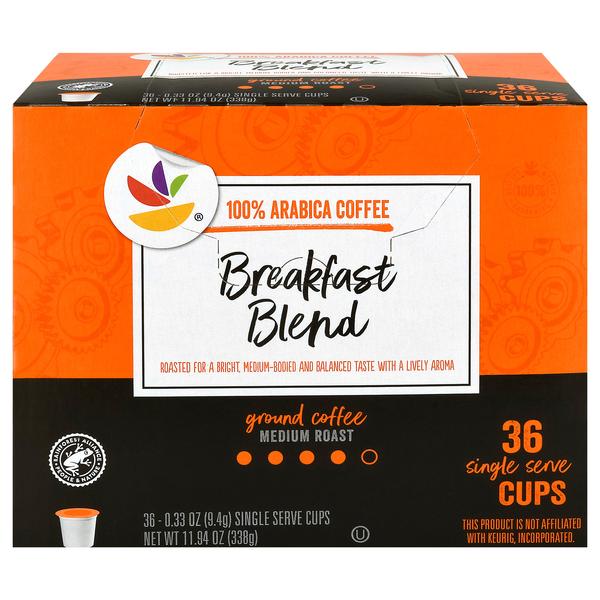 Our Brand Breakfast Blend Light Roast Single Serve Coffee Cups