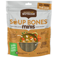 Rachael Ray Nutrish Soup Bones Minis Chicken & Veggies Dog Chews - 8 ct