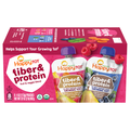 Happy Tot Organics Fiber & Protein Variety Pack Fruit & Veggie Blend - 8 ct