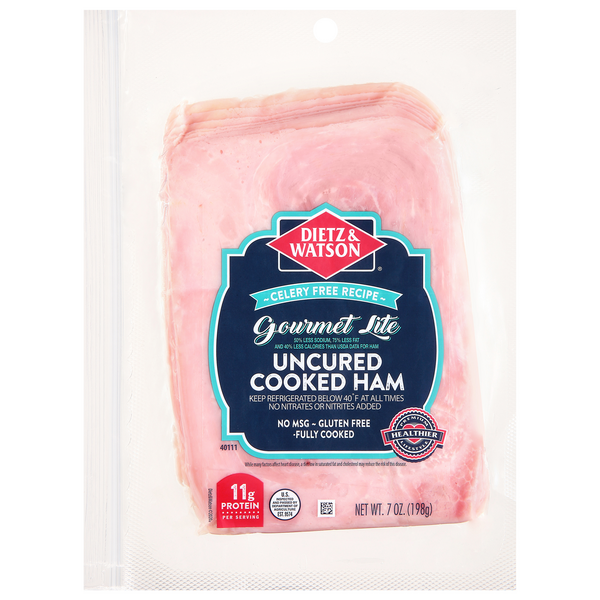 Dietz & Watson Gourmet Lite Uncured Cooked Ham
