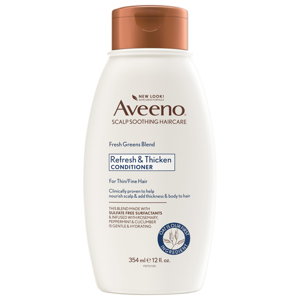 Aveeno Fresh Greens Blend Conditioner Thicken Paraben & Sulfate Free