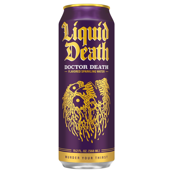 Liquid Death Doctor Death Flavored Sparkling Water