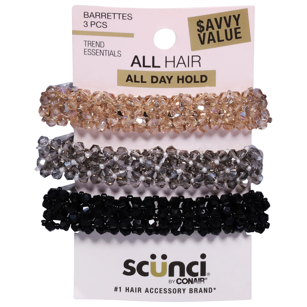 Scunci No-Slip Grip Barrettes