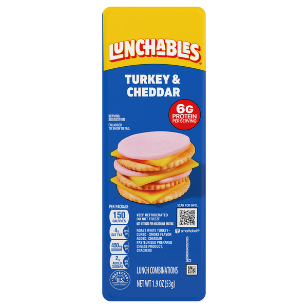 Lunchables Turkey & Cheddar Cracker Stackers