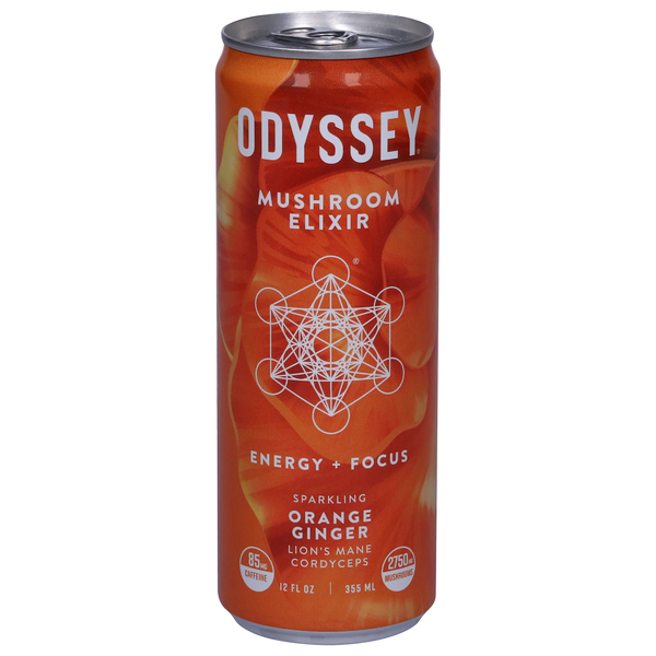 Save on Odyssey Energy + Focus Orange Ginger Sparkling Mushroom Elixir