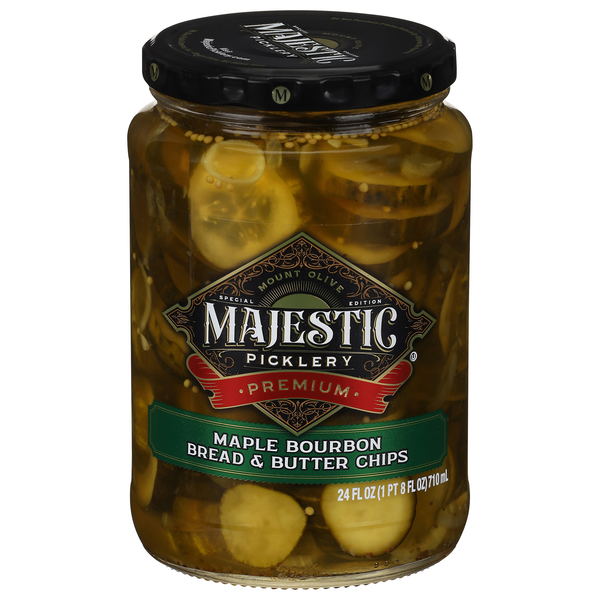 Mt. Olive Majestic Picklery Maple Bourbon Bread & Butter Pickle Chips