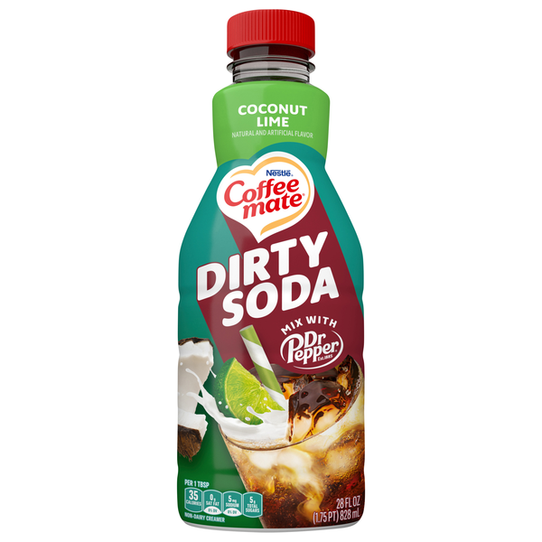 Coffee mate Dirty Soda Coconut Lime Liquid Creamer