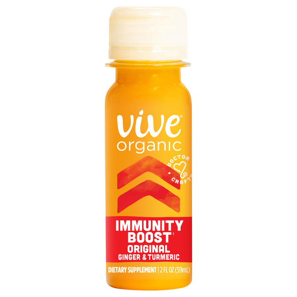 Vive Organic Original Ginger Turmeric Immunity Boost Wellness Shot