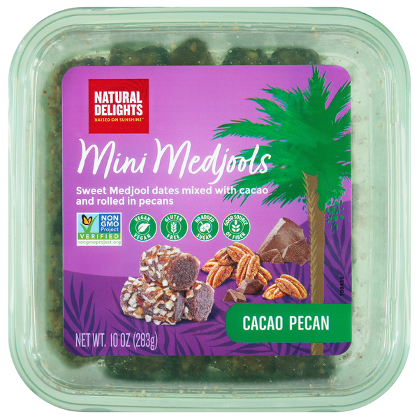 Natural Delights Cacao Pecan Mini Medjools