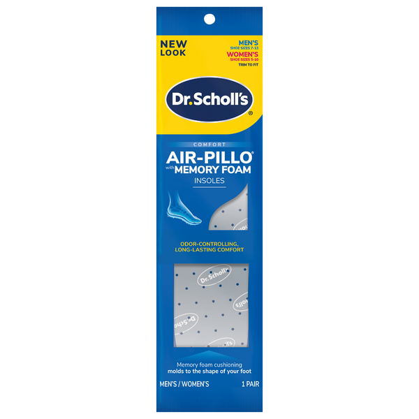 Dr. Scholl's Comfort Double Air-Pillo Insole Men's 7-13 / Women's 5-10