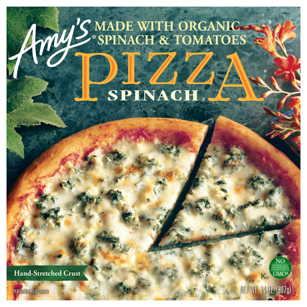 Amy's Organic Hand-Stretched Crust Spinach Pizza Frozen