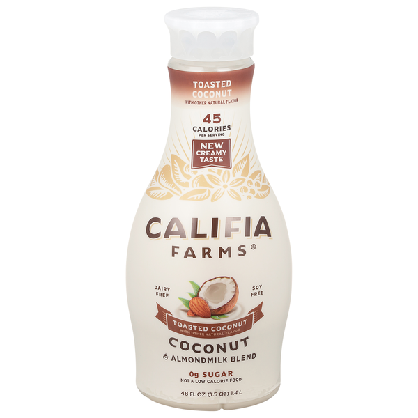 Califia Farms Coconut Almondmilk Blend Toasted Coconut No Sugar Added
