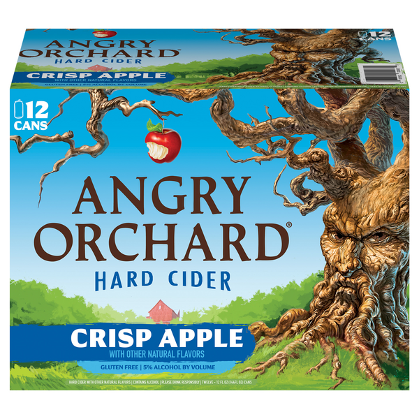 Hard Core Angry Orchard Hard Cider Crisp Apple - 12 pk