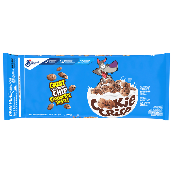Cookie Crisp Chocolate Chip Cookie Cereal Bag